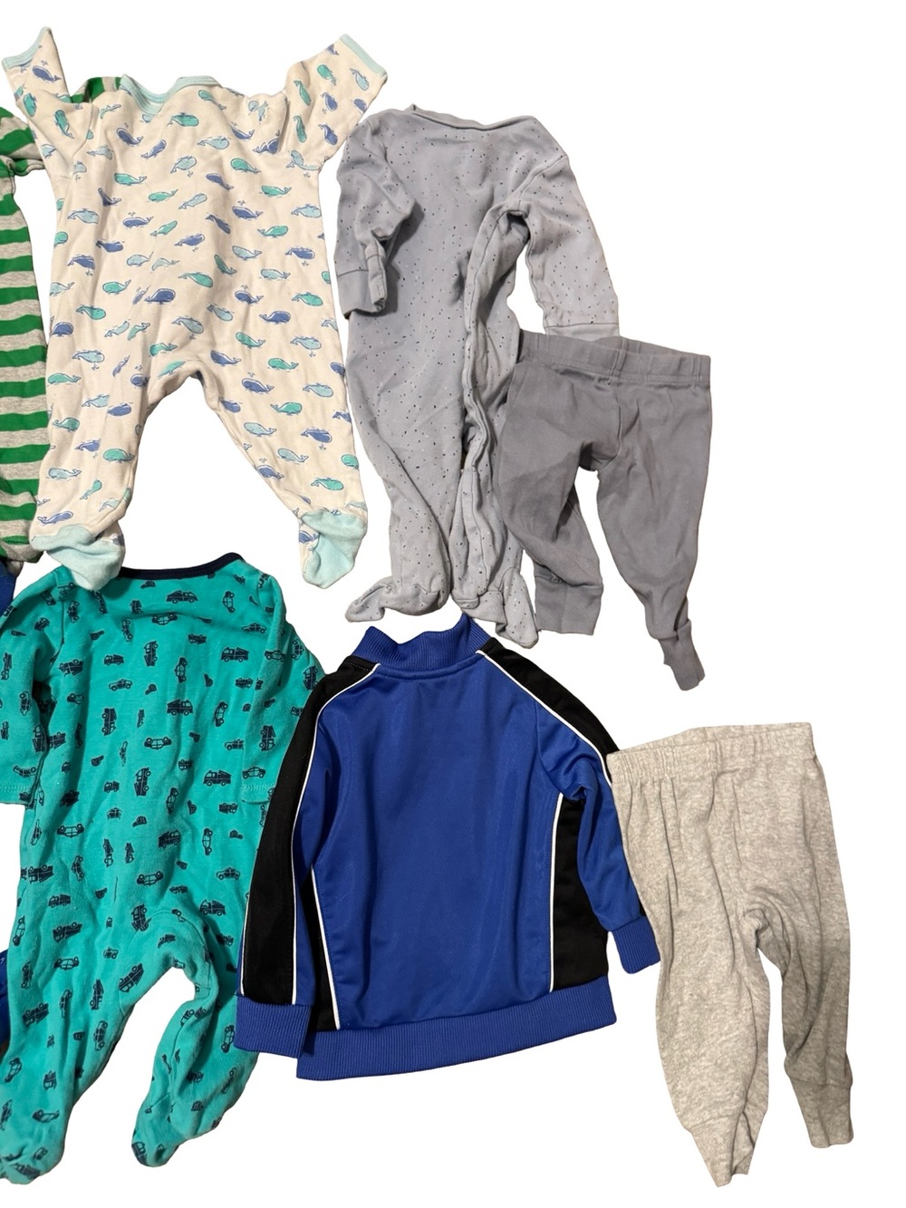 Baby Boy Clothing Bundle 0-3M 3-6M 6M Mixed Brands 8 Piece Lot - Picture 11 of 12